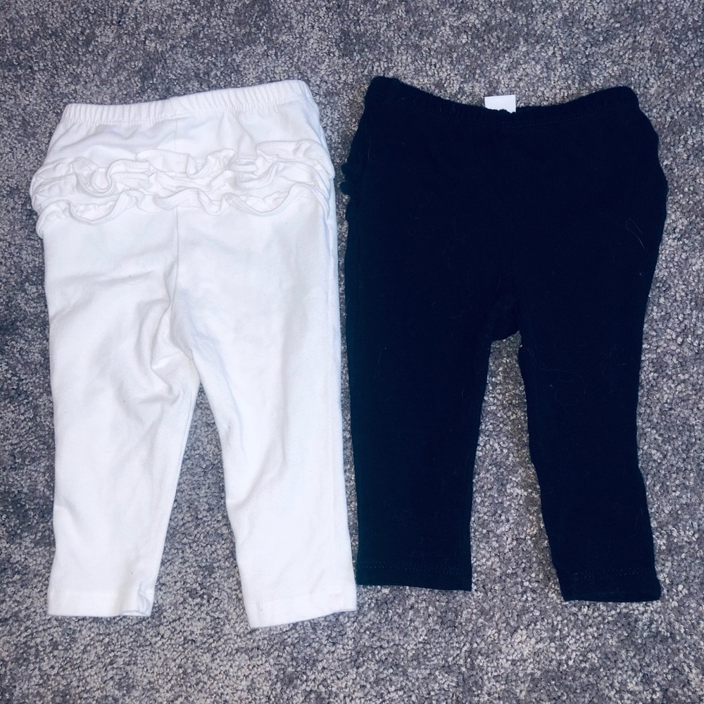 Old Navy 6/12M ruffle leggings